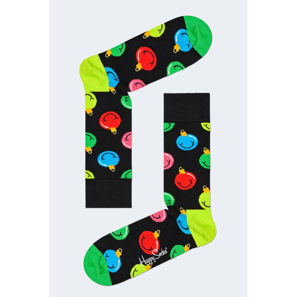 Colanți și șosete Happy Socks din bumbac negru
