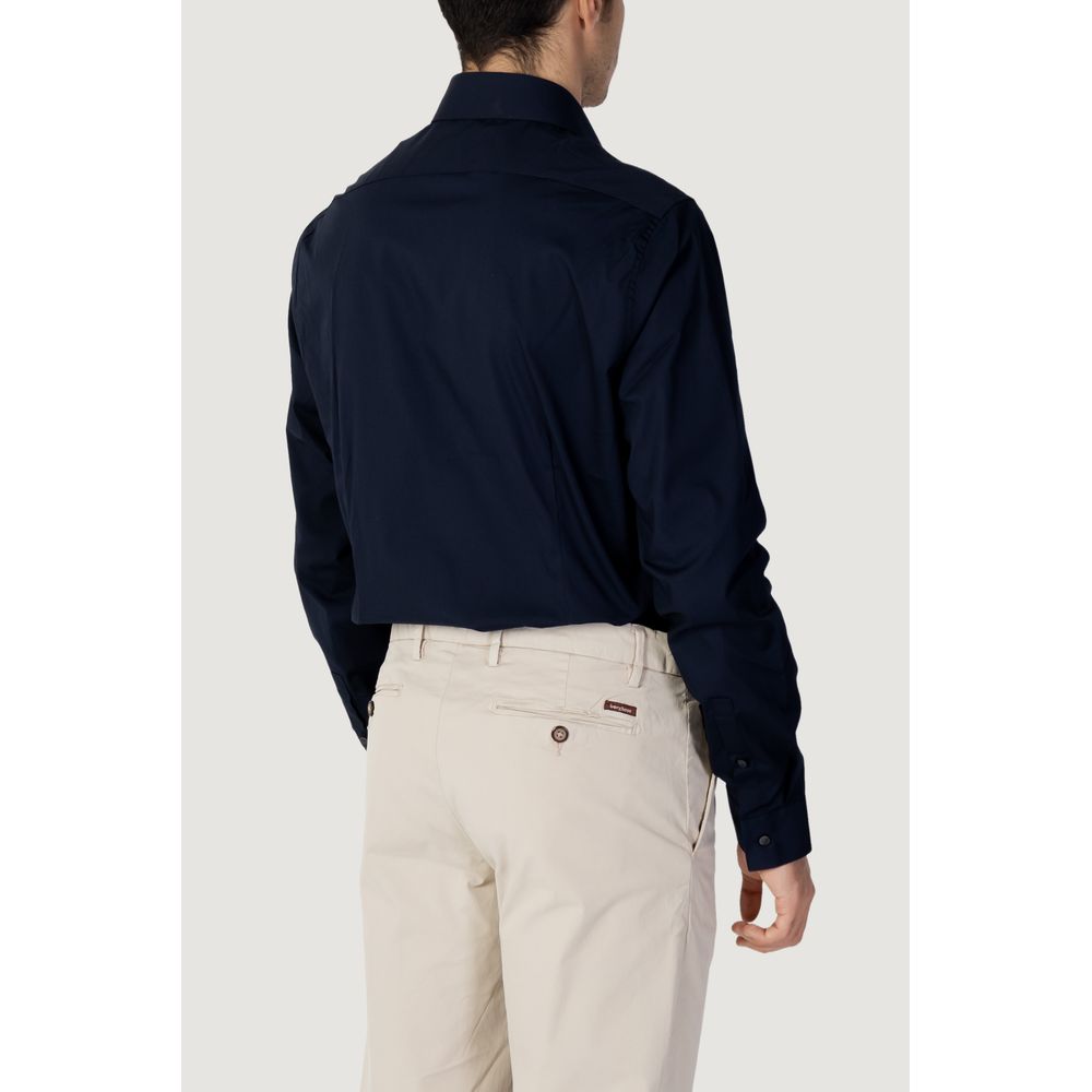 Calvin Klein Blaues Baumwollhemd