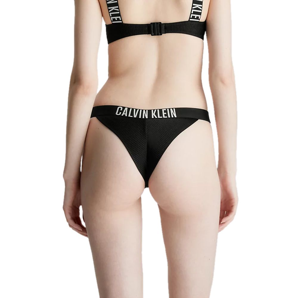Calvin Klein Jeans – Schwarze Nylon-Bademode