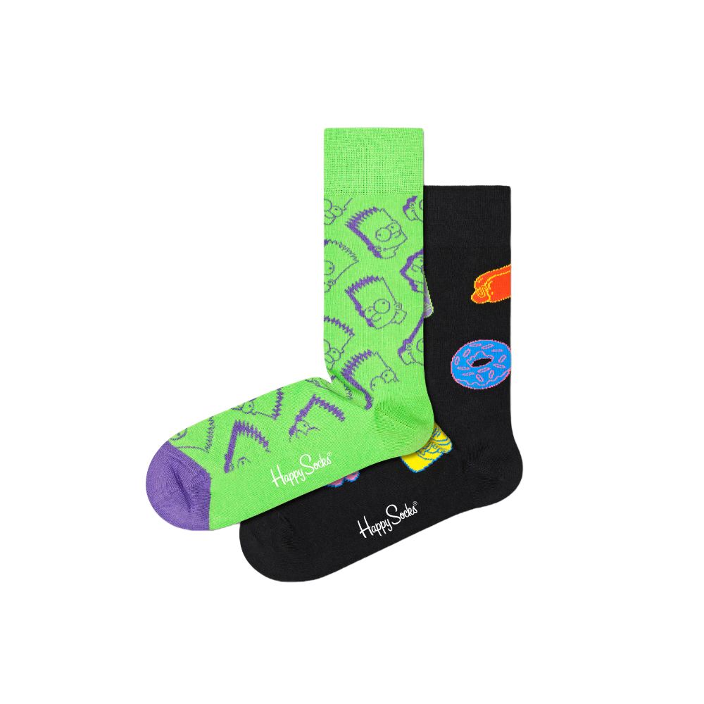 Happy Socks – Schwarze Strumpfhosen und Socken aus Baumwolle