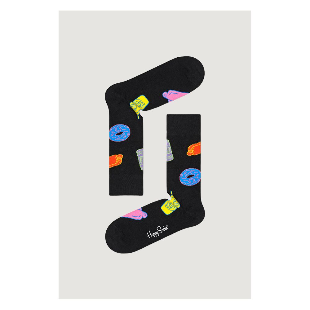 Colanți și șosete Happy Socks din bumbac negru