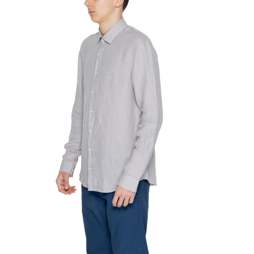 Calvin Klein – Beiges Leinenhemd
