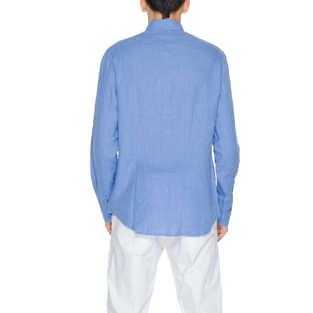 Calvin Klein – Blaues Leinenhemd