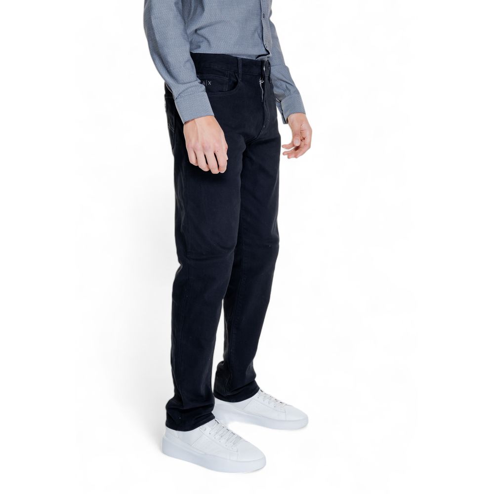 Armani Exchange – Schwarze Jeans und Hose aus Baumwolle