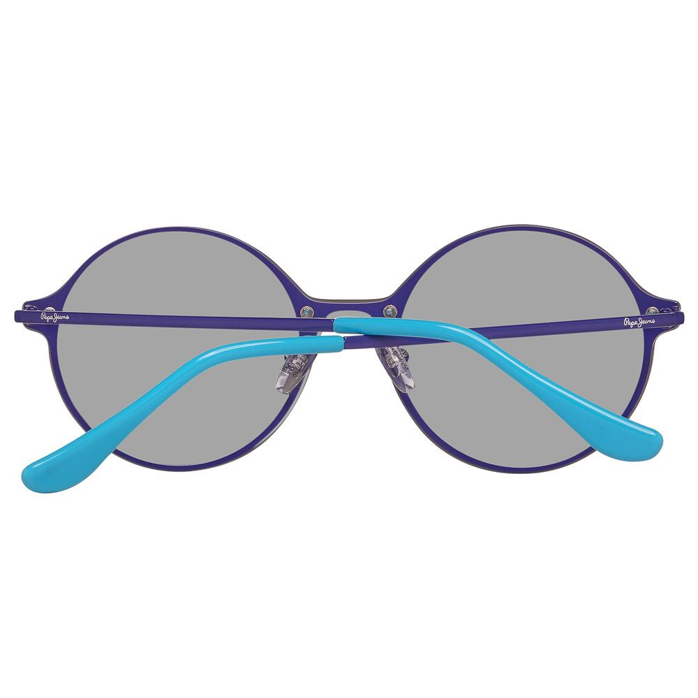 Ochelari de soare Pepe Jeans albaștri din metal