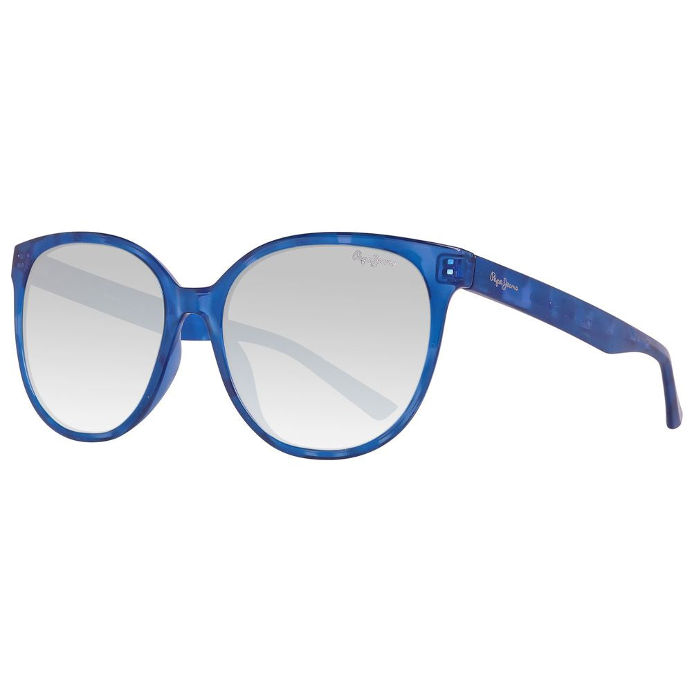Ochelari de soare Pepe Jeans din plastic albastru