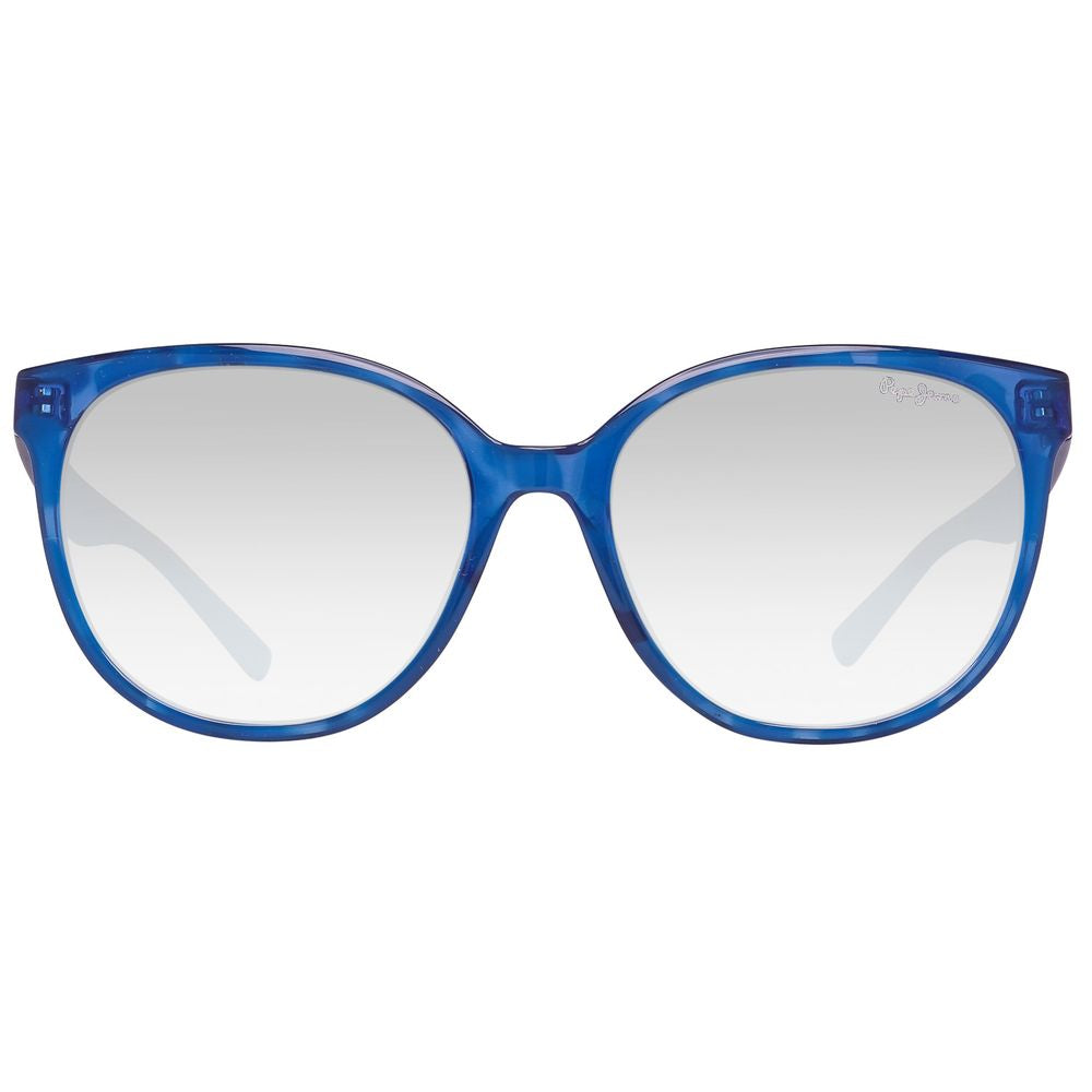 Ochelari de soare Pepe Jeans din plastic albastru