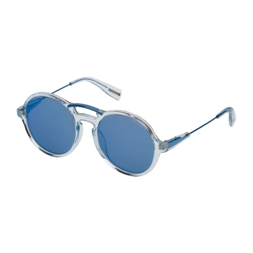 Trussardi – Blaue Acetat-Sonnenbrille