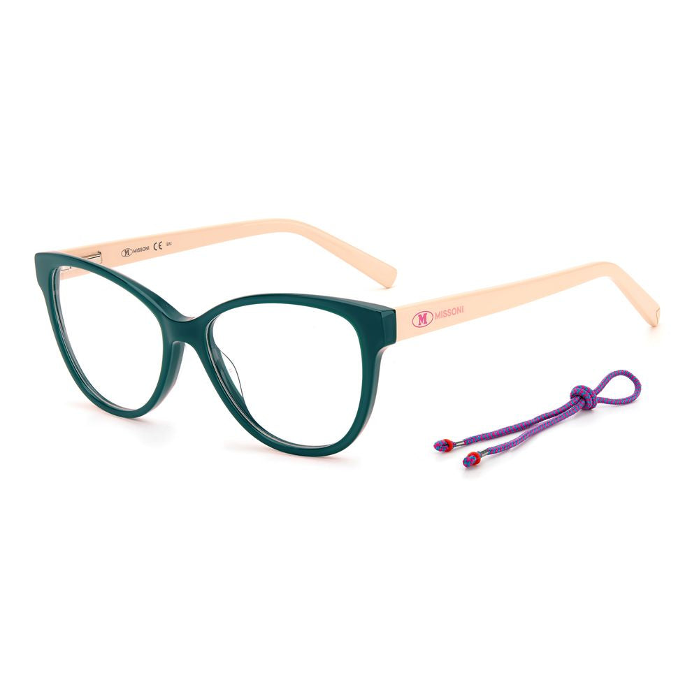 M Missoni Grüne Acetatrahmen