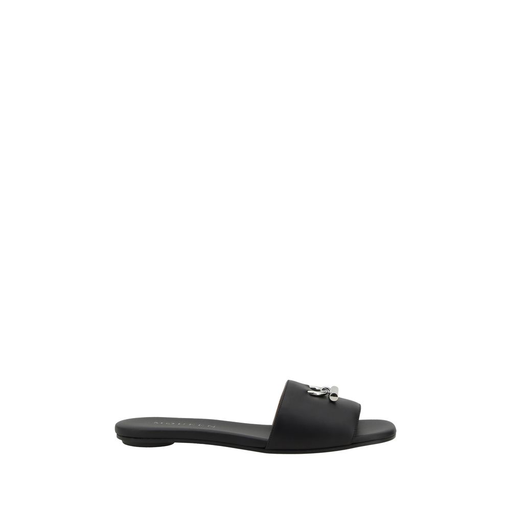 Sandale din piele Alexander McQueen