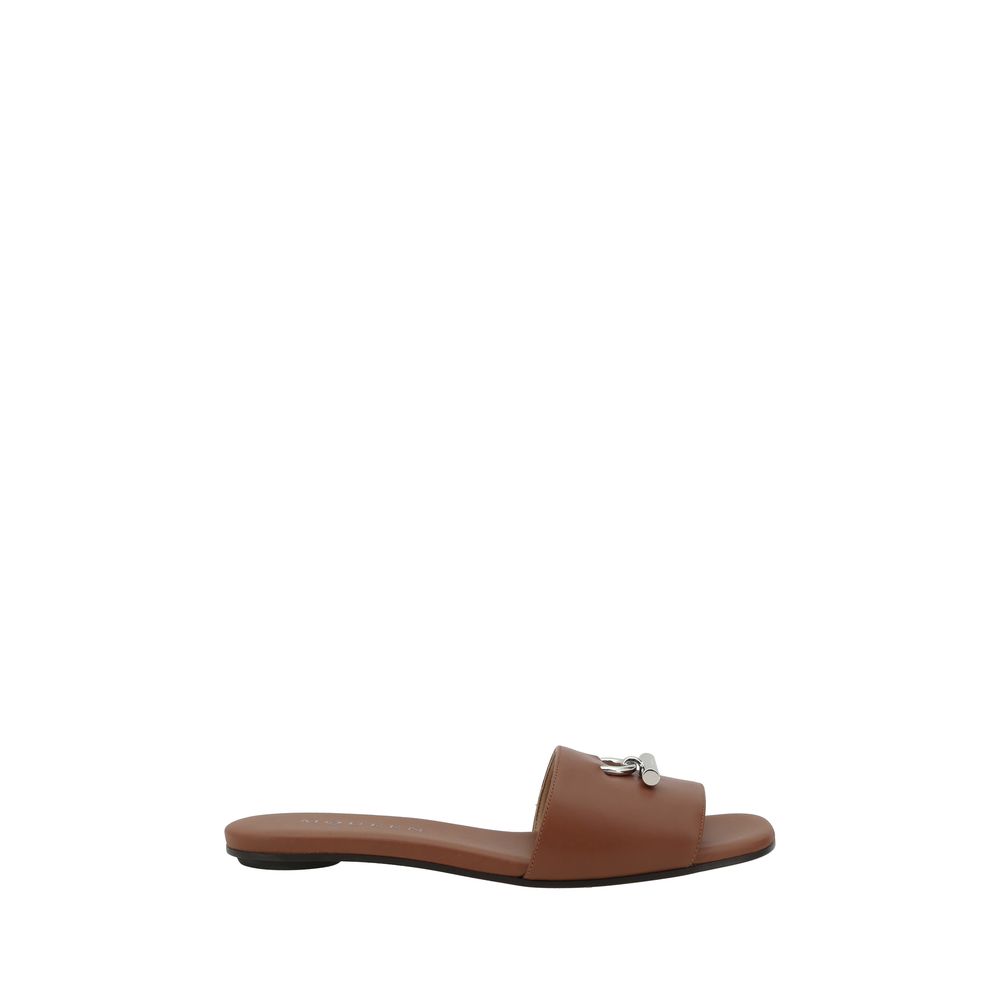 Sandale din piele Alexander McQueen