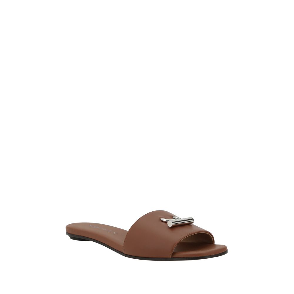 Sandale din piele Alexander McQueen