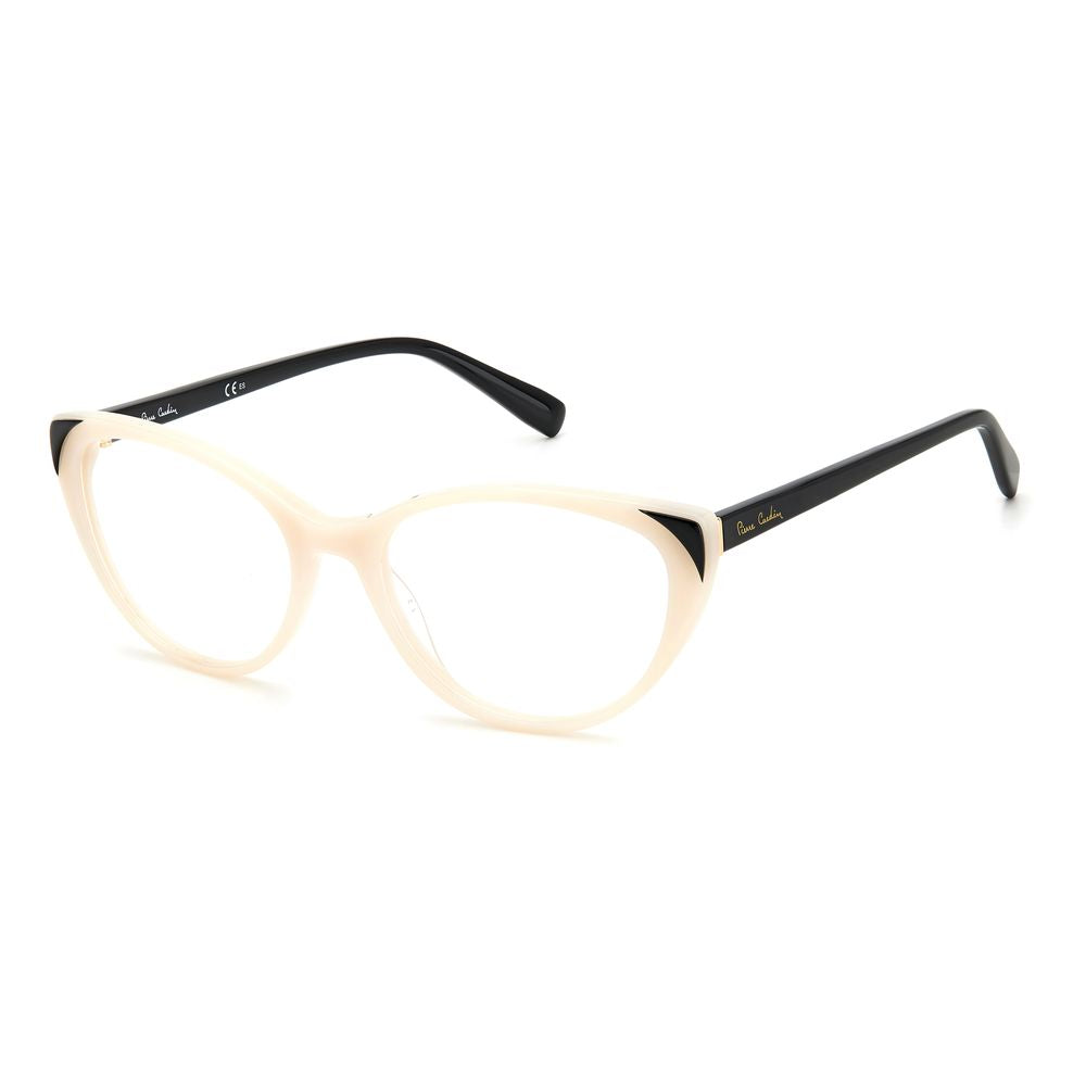 Rame Pierre Cardin din acetat alb-negru
