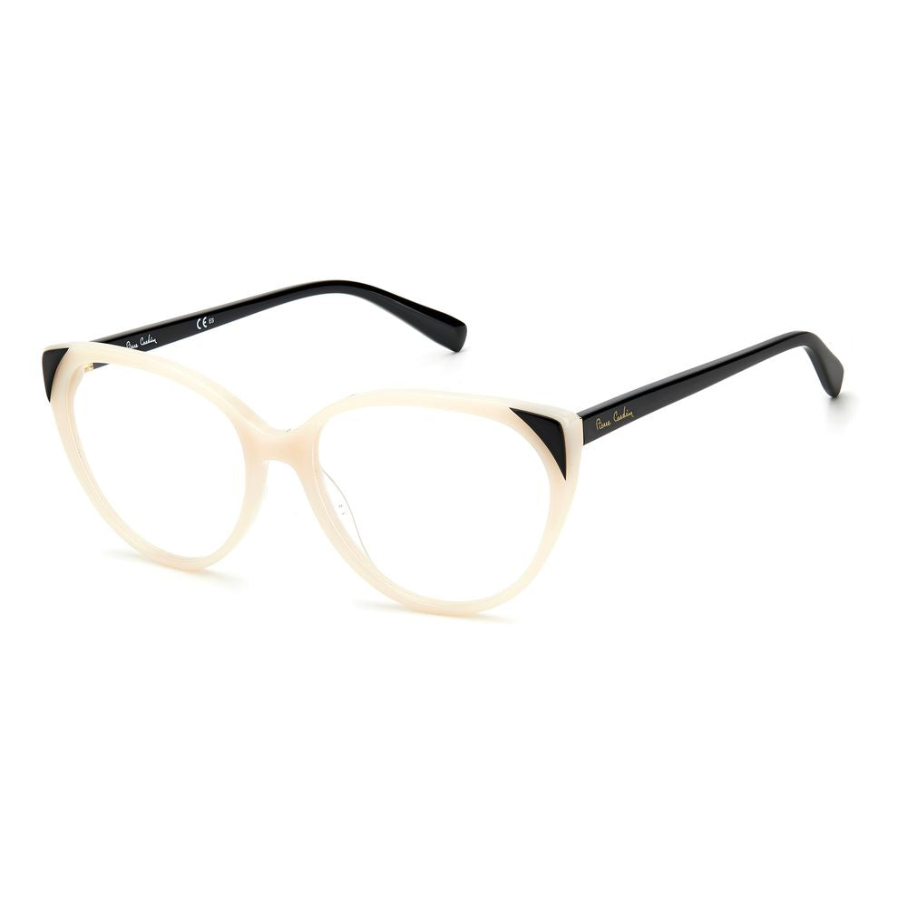 Rame Pierre Cardin din acetat alb-negru