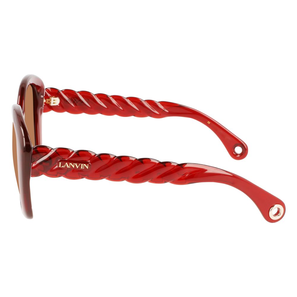 Lanvin – Rote Sonnenbrille mit Bio-Injektion