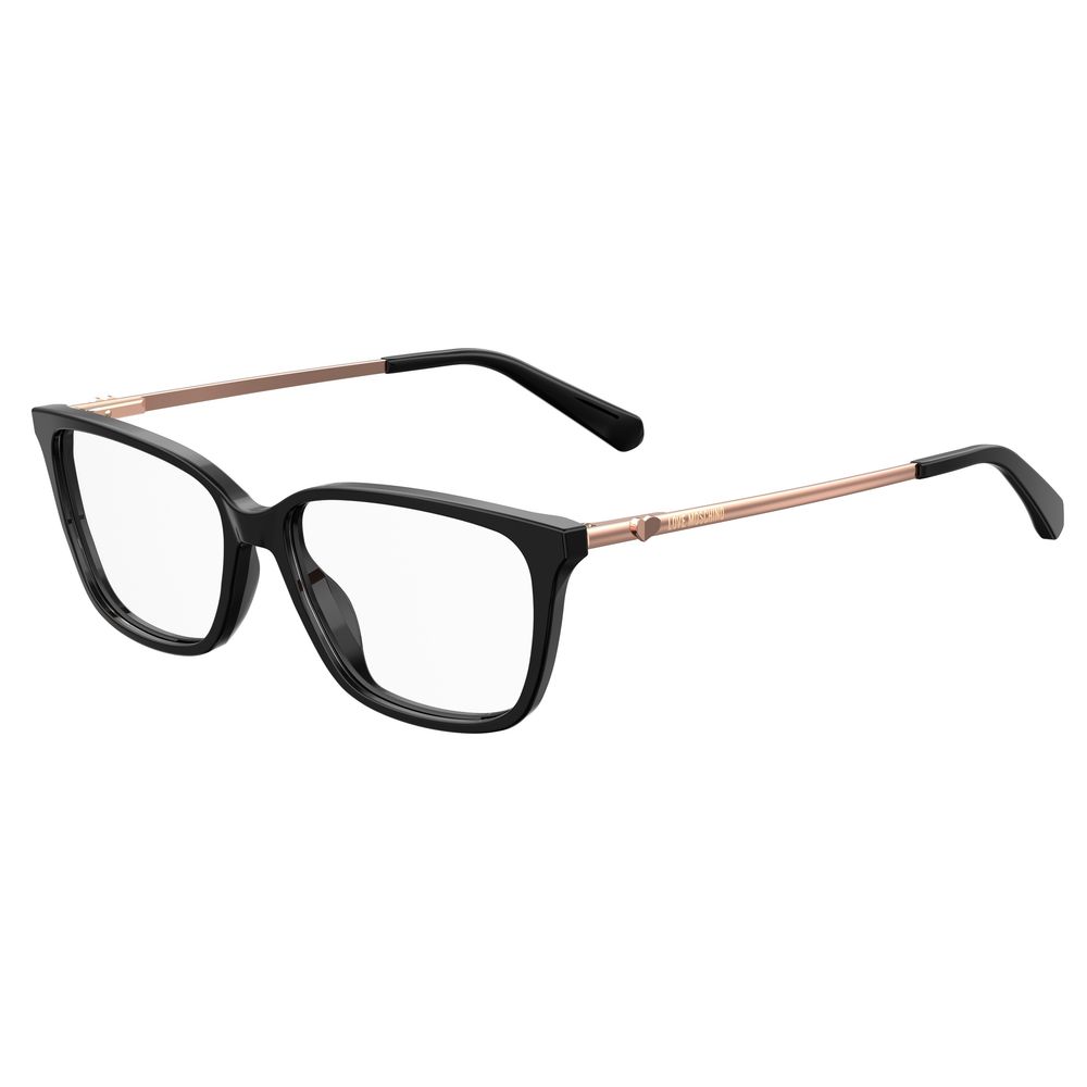 Ochelari de soare Love Moschino negri cu aspect de păr
