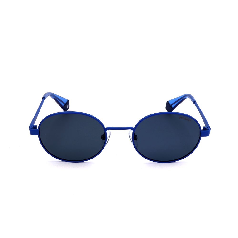 Polaroid Sonnenbrille aus blauem Metall