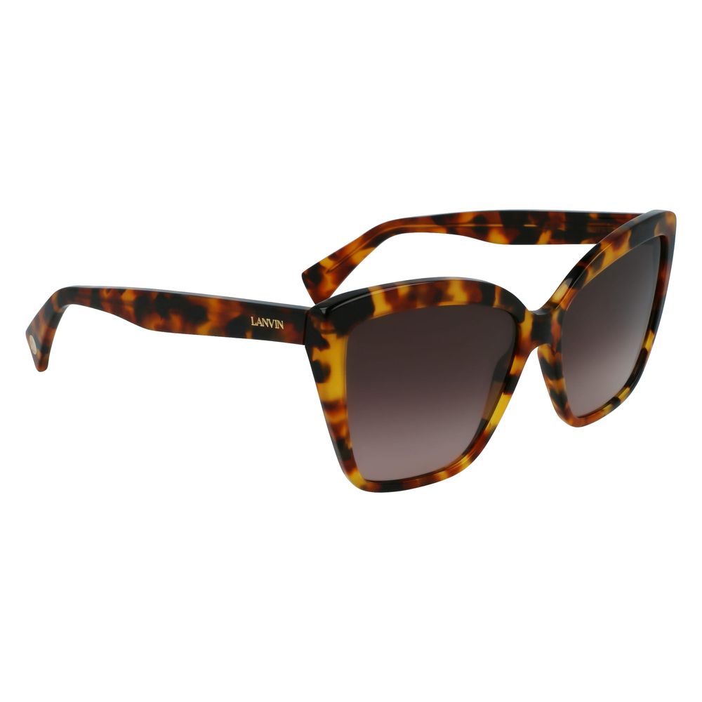 Lanvin – Braune Acetat-Sonnenbrille