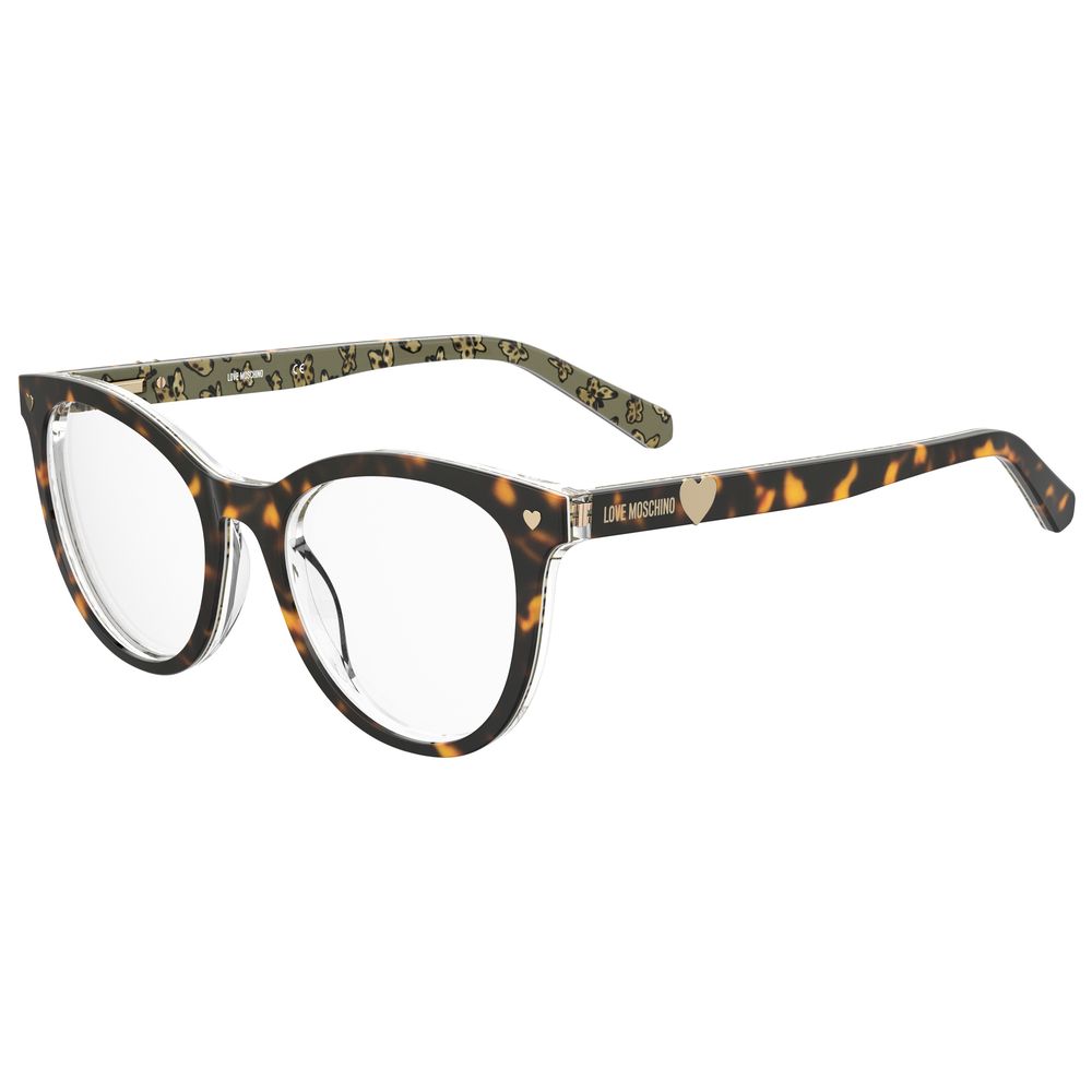 Love Moschino – Braune Acetat-Brille