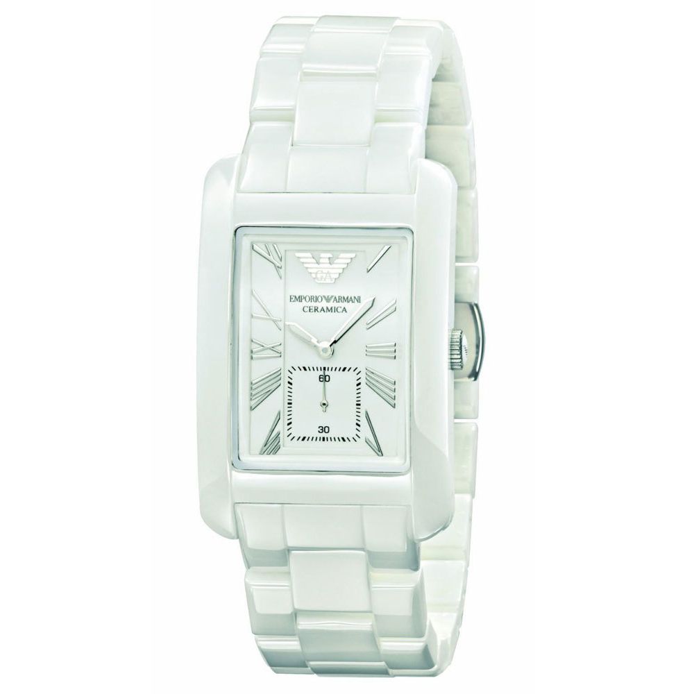 Ceas Armani White Ceramics