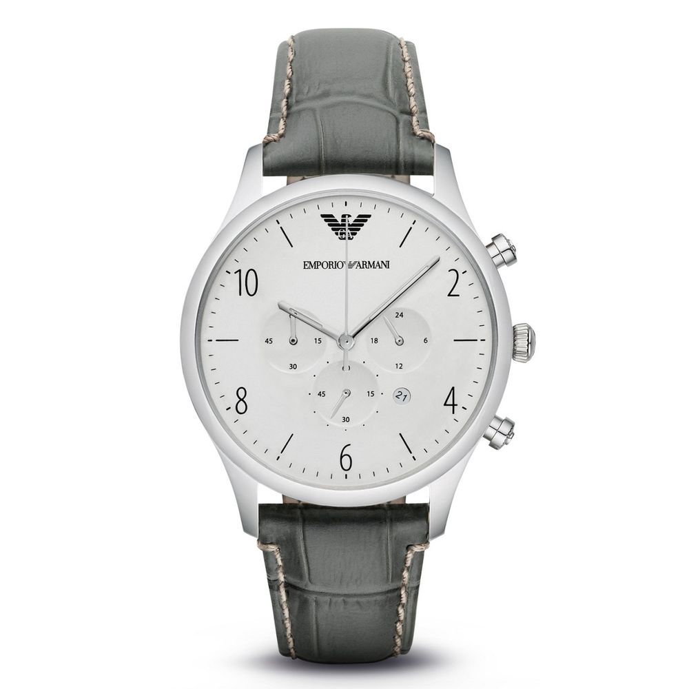 Ceas Armani din piele verde