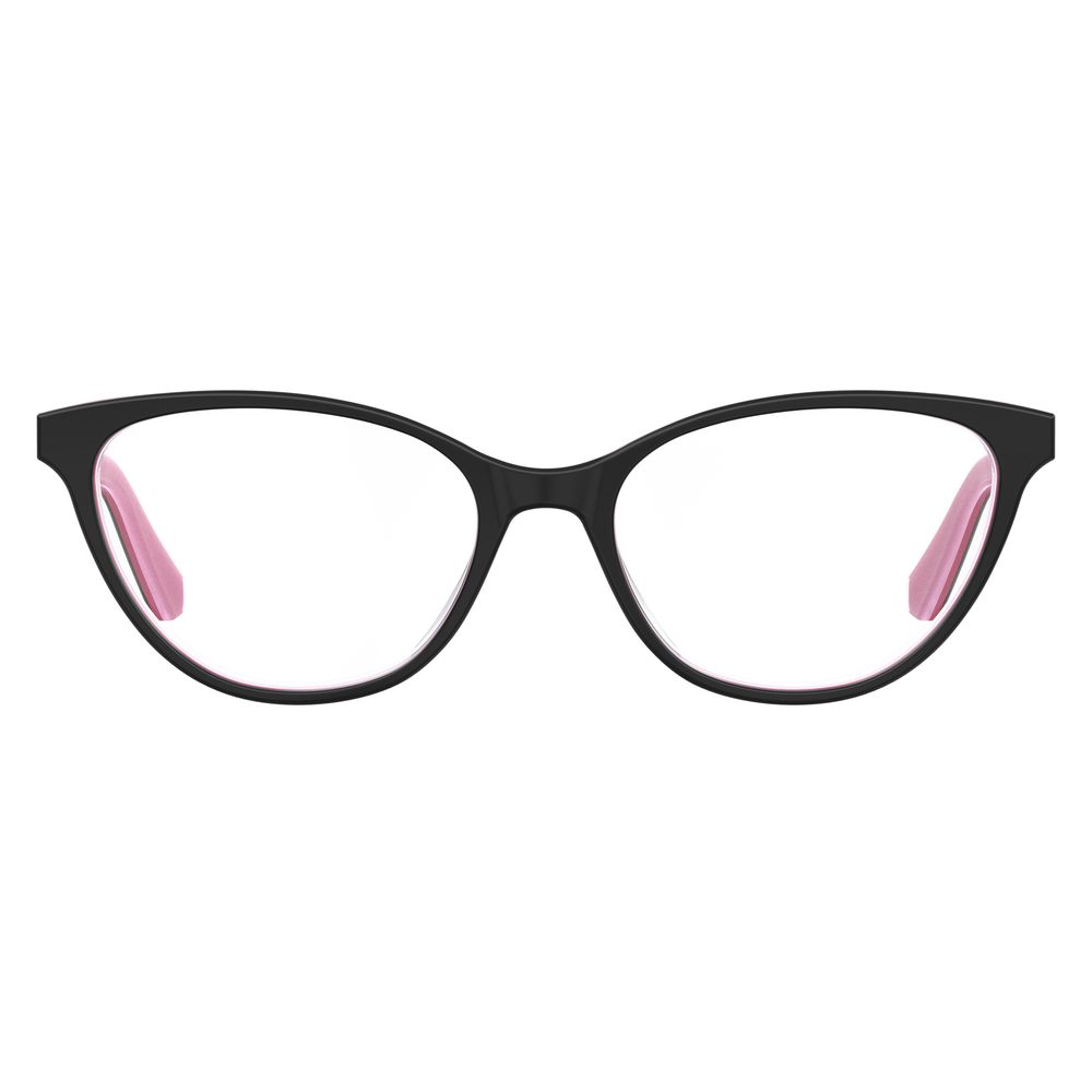 Ochelari de soare Love Moschino negri cu aspect de păr