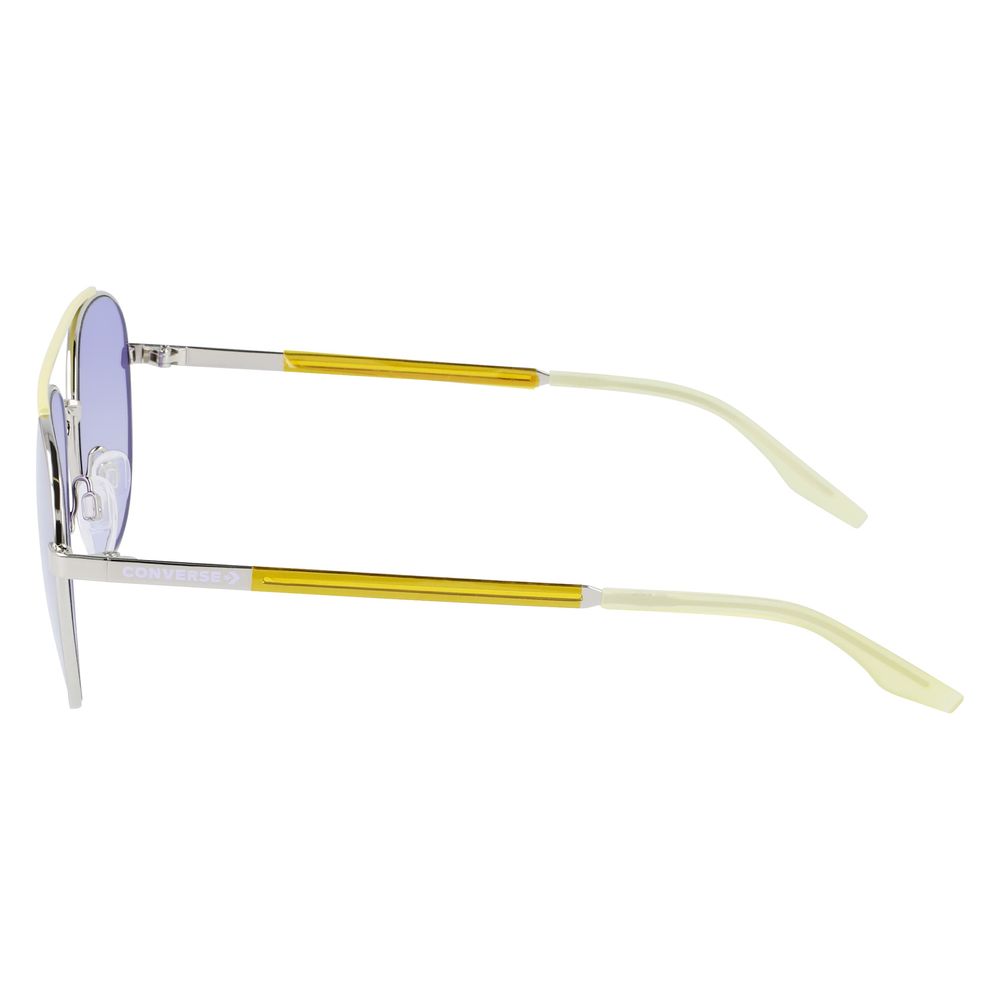 Converse Sonnenbrille aus silbernem Metall