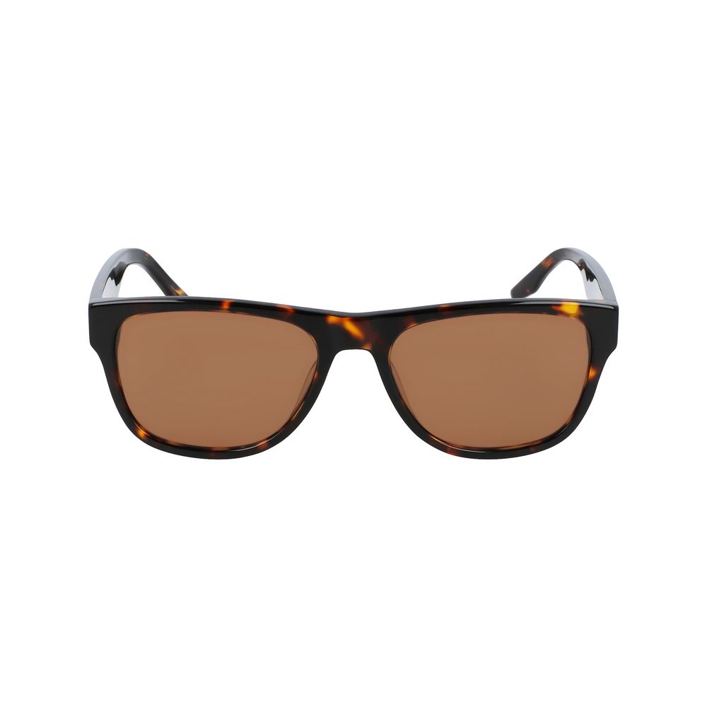 Converse – Braune Sonnenbrille aus Kalbshaar