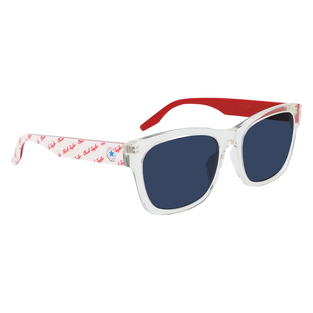 Converse – Sonnenbrille aus weißem Kalbshaar