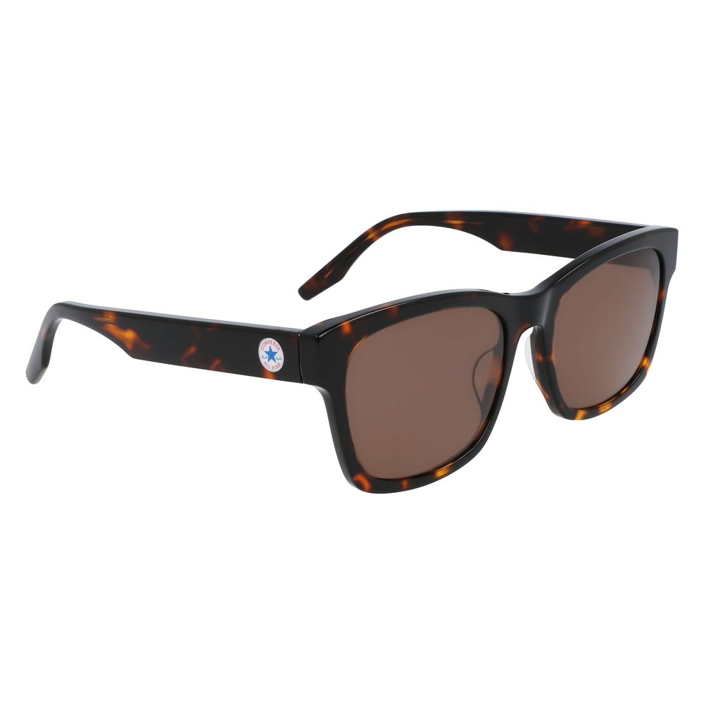 Converse – Braune Sonnenbrille aus Haircalf