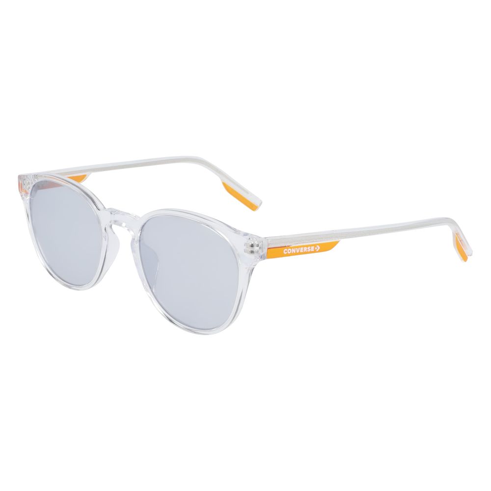 Converse – Sonnenbrille aus Kalbshaar in Blau