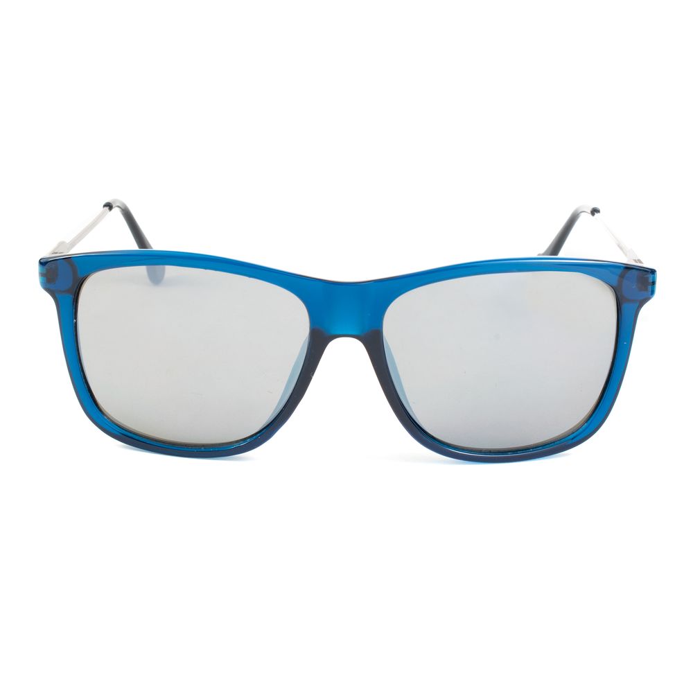 Converse – Sonnenbrille aus Kalbshaar in Blau