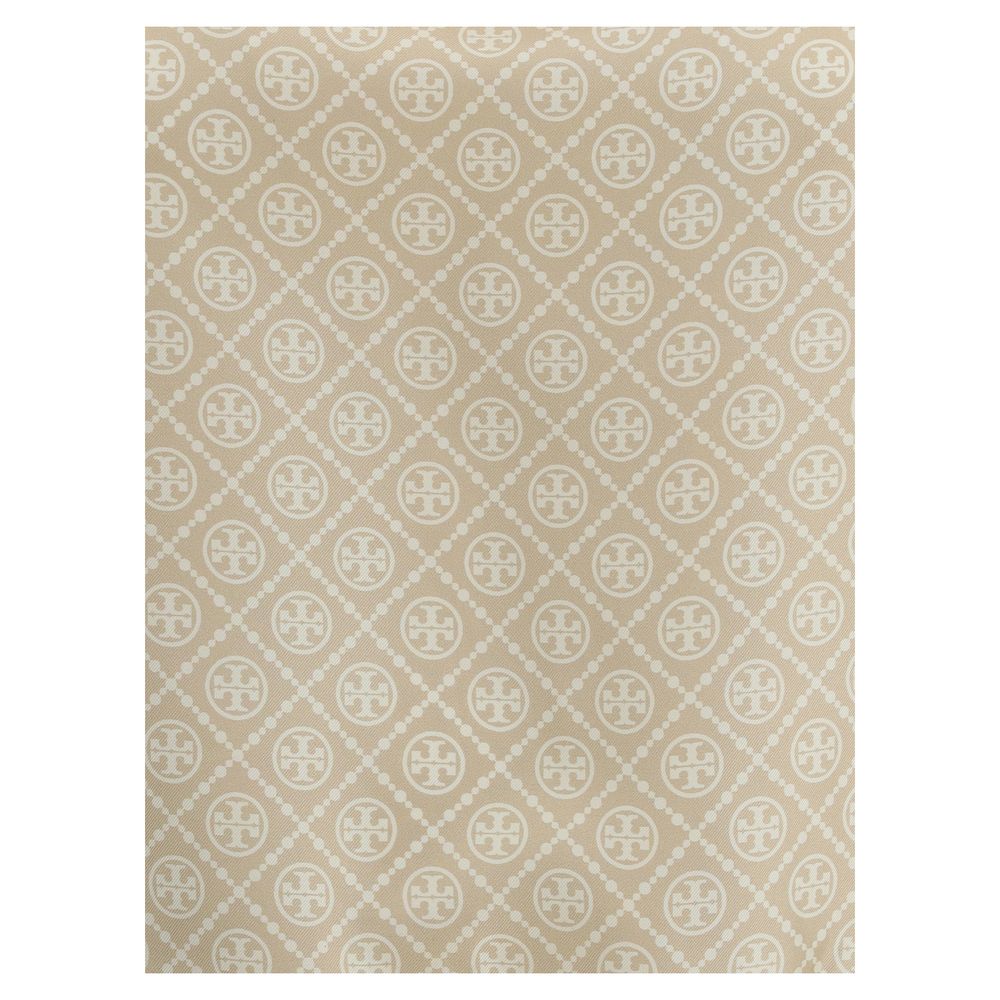 Tricou polo din lână și mătase Tory Burch