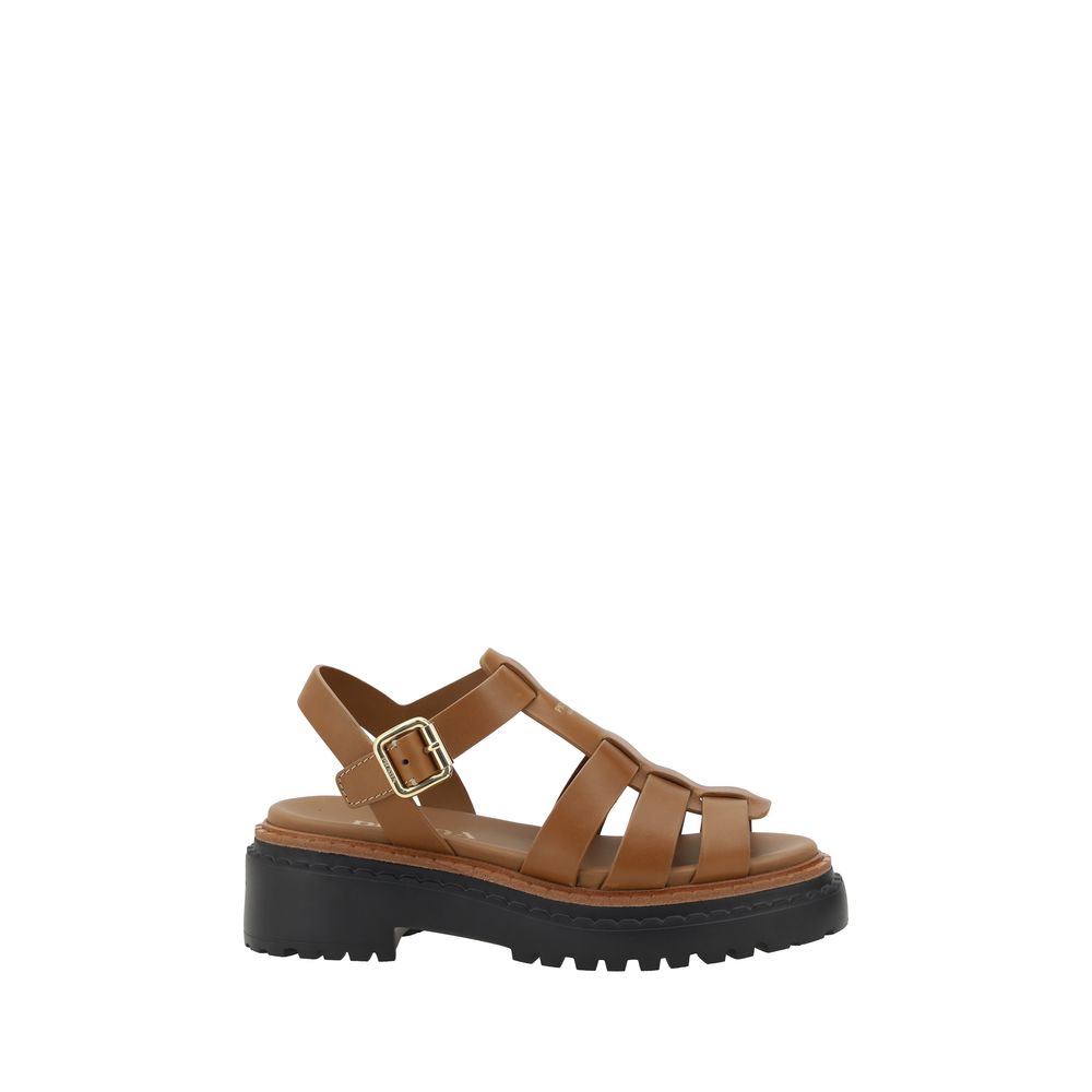 Sandale Prada cu talpă profilată