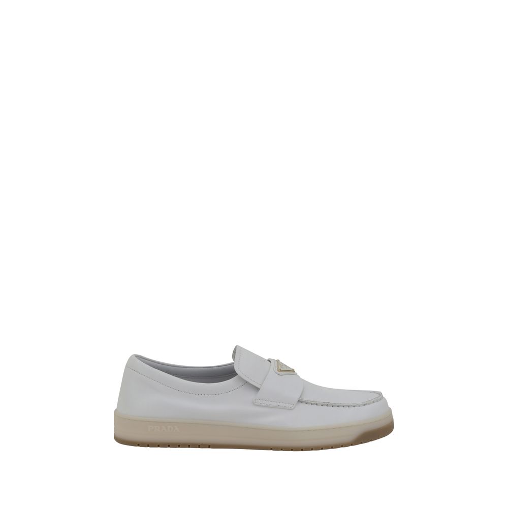 Mocasini Prada cu logo