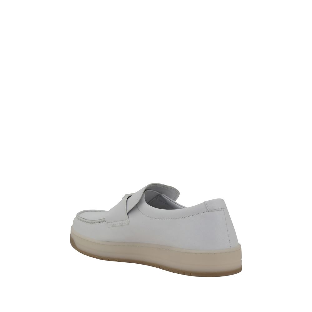 Mocasini Prada cu logo