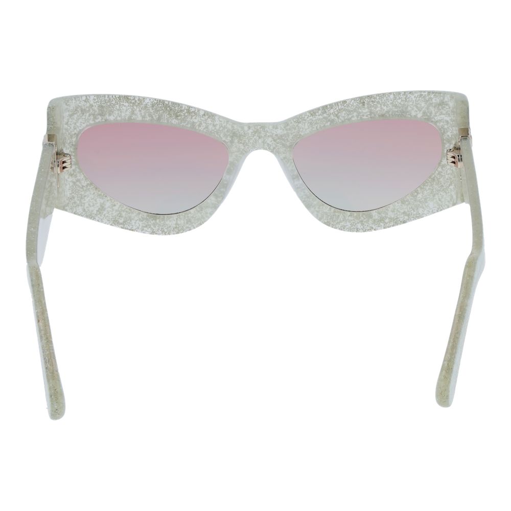 GCDS Silberne Unisex-Sonnenbrille