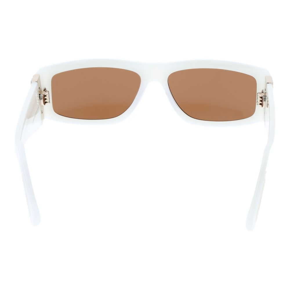 GCDS Weiße Unisex-Sonnenbrille