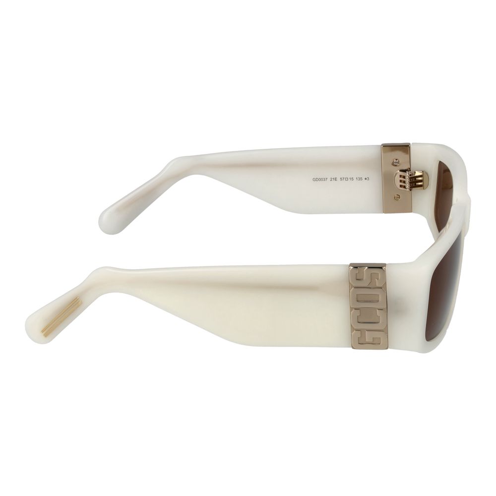 Ochelari de soare unisex albi GCDS
