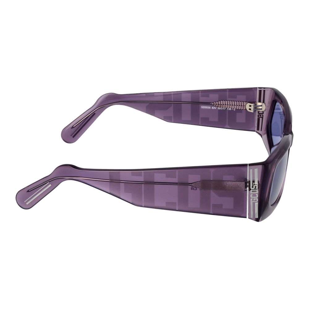 GCDS Lila Unisex-Sonnenbrille