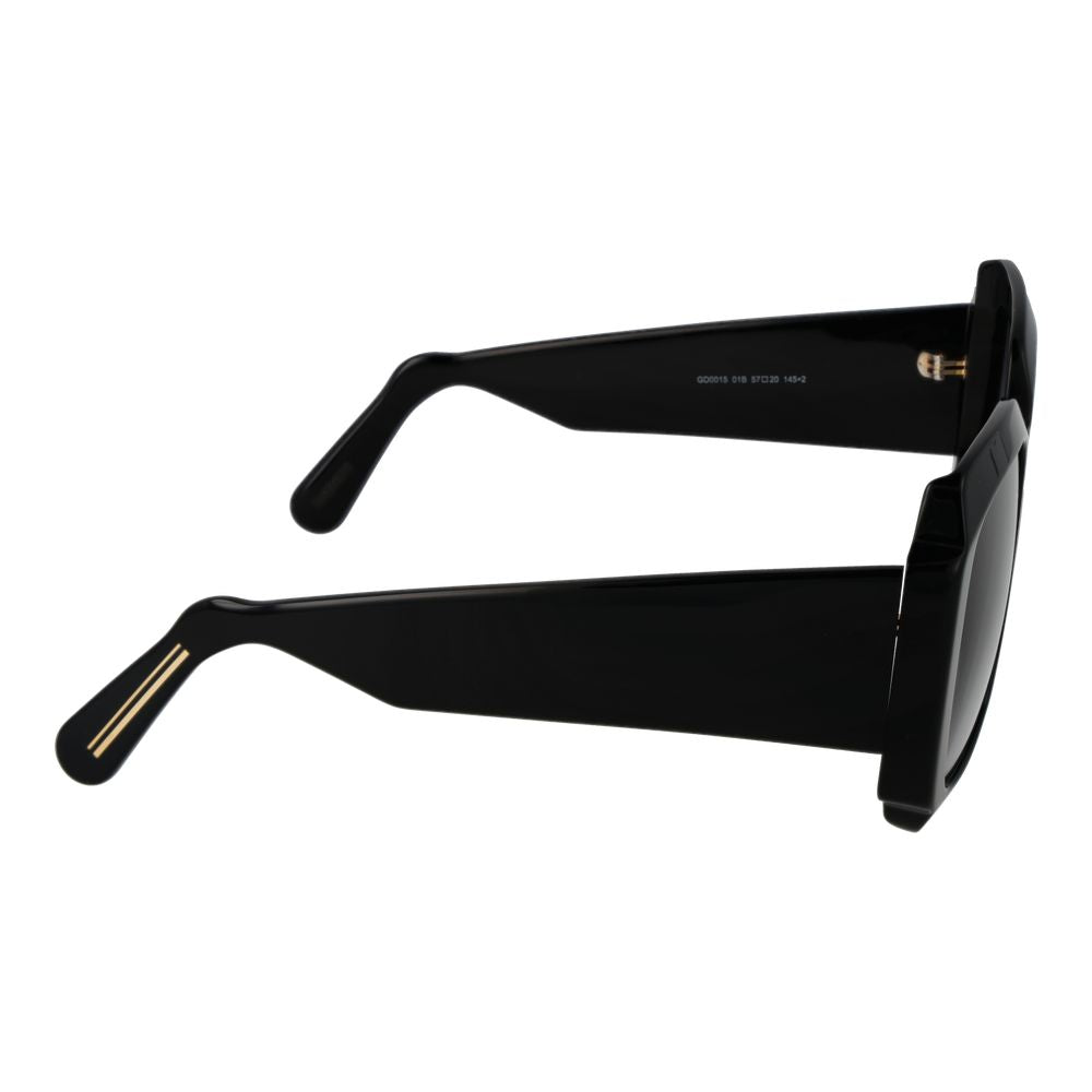Ochelari de soare unisex negri GCDS