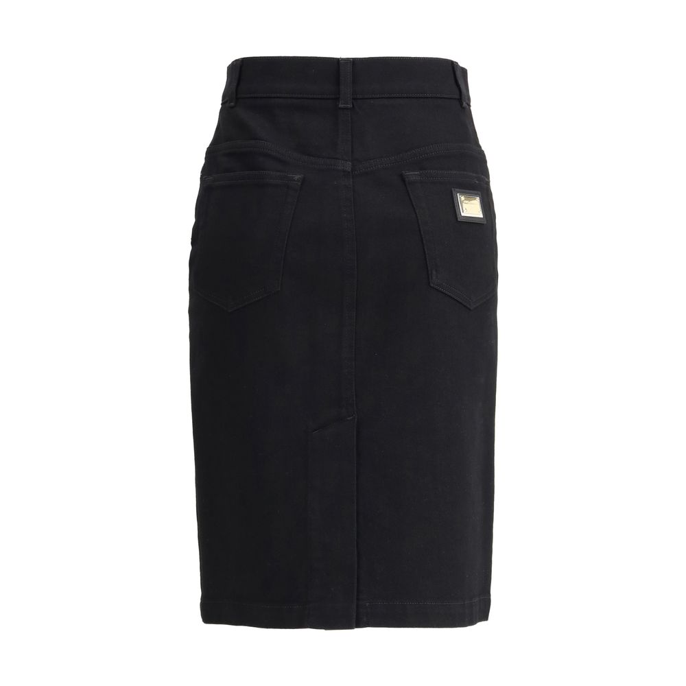 Dolce &amp; Gabbana Denim-Midirock