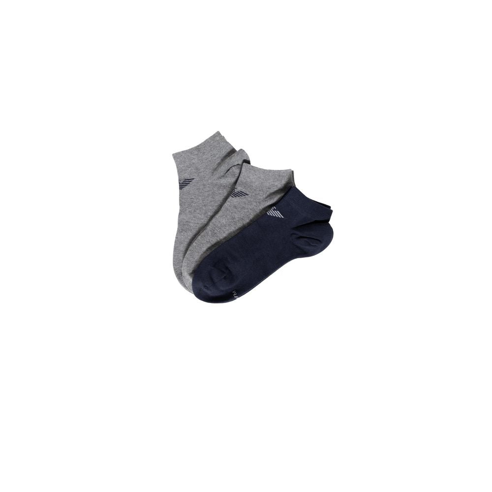 Emporio Armani Underwear – Blaue Baumwollsocke