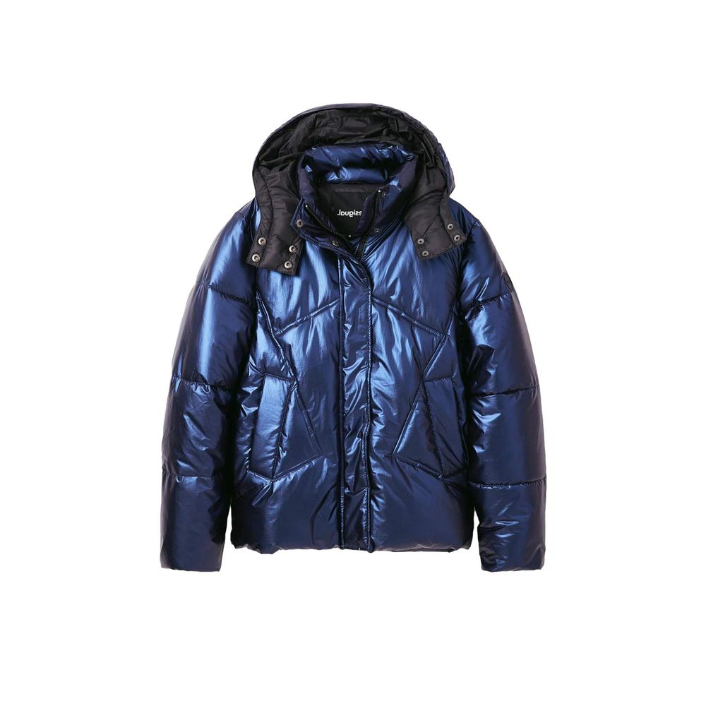 Desigual Blaue Polyamidjacken und -mäntel