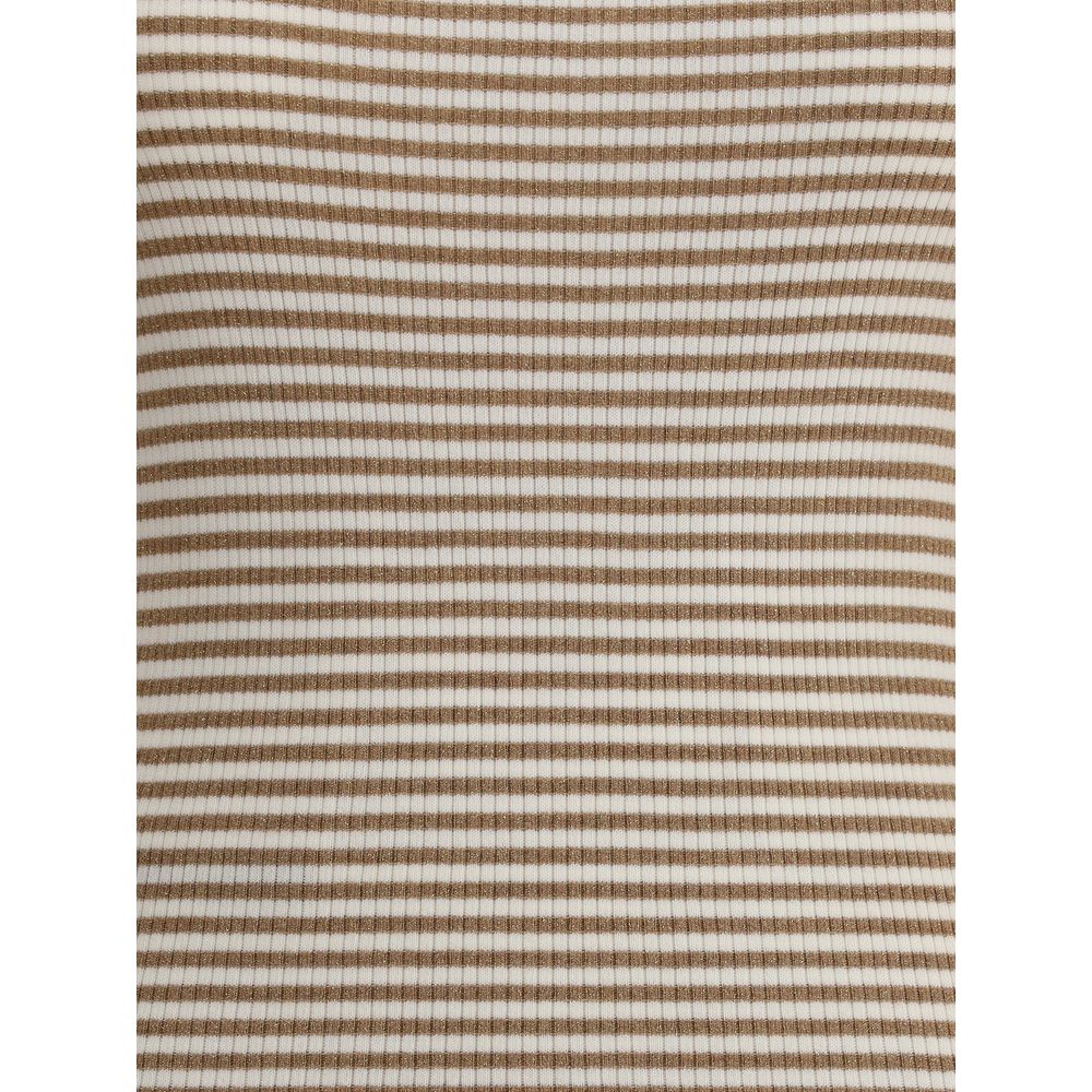 Tricou cu mânecă lungă din cașmir Brunello Cucinelli