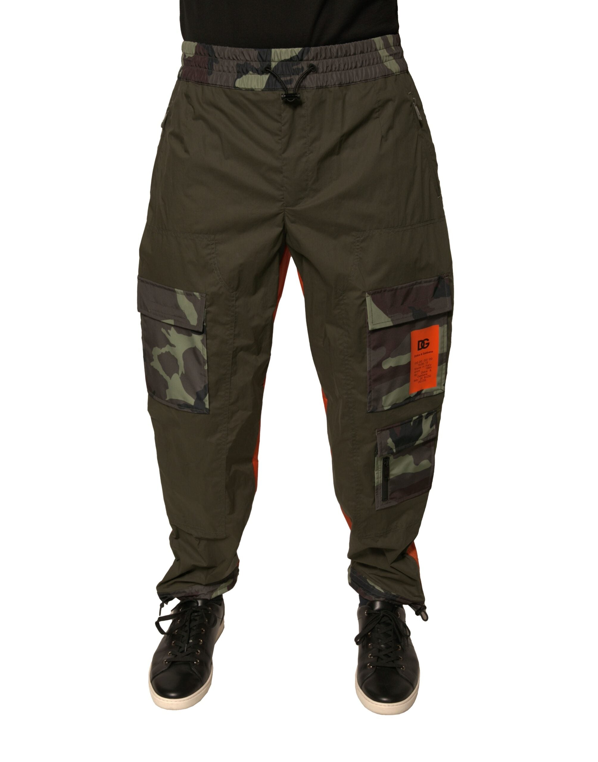 Dolce &amp; Gabbana – Mehrfarbige Jogginghose mit Camouflage-Muster