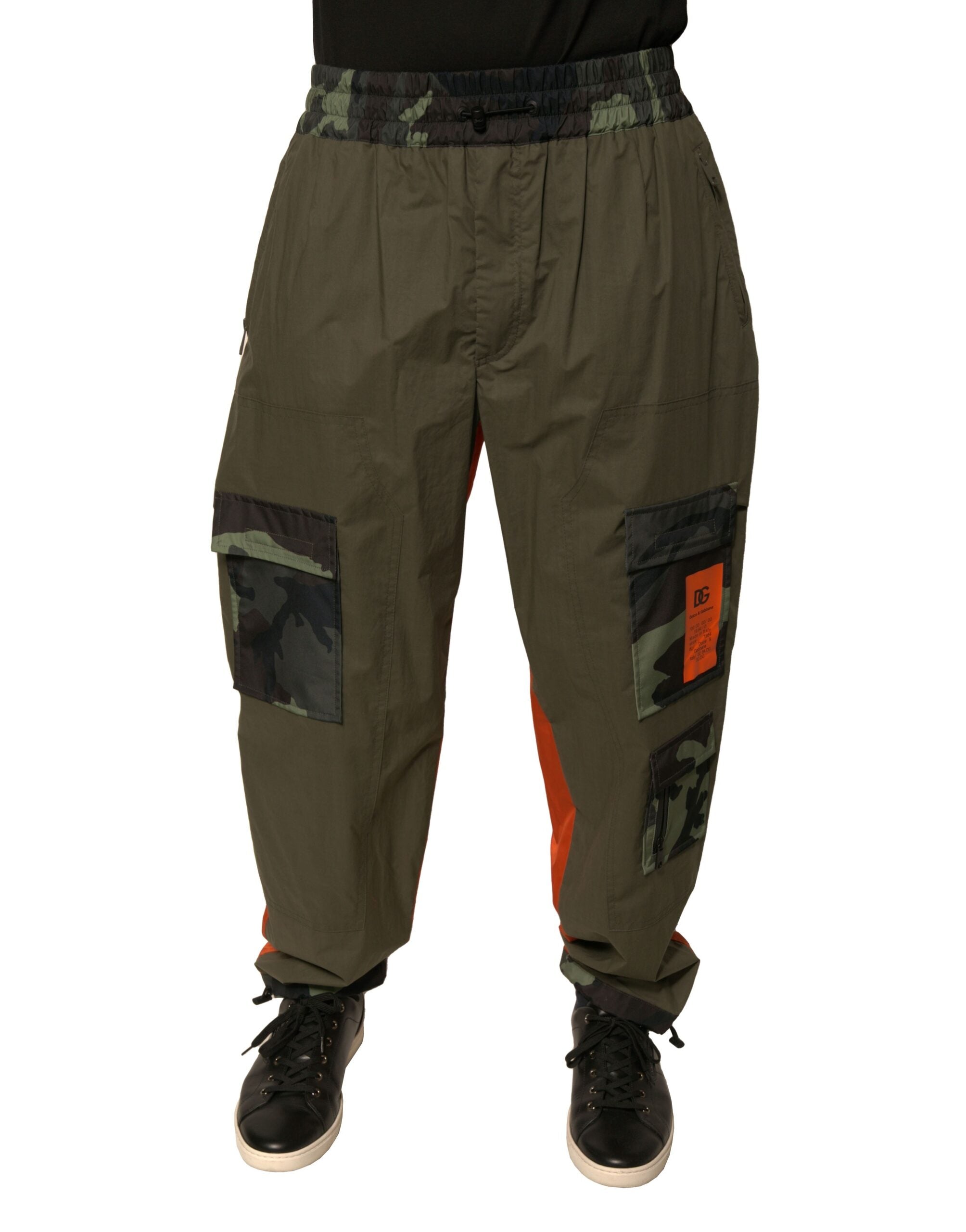 Dolce &amp; Gabbana – Mehrfarbige Jogginghose mit Camouflage-Muster