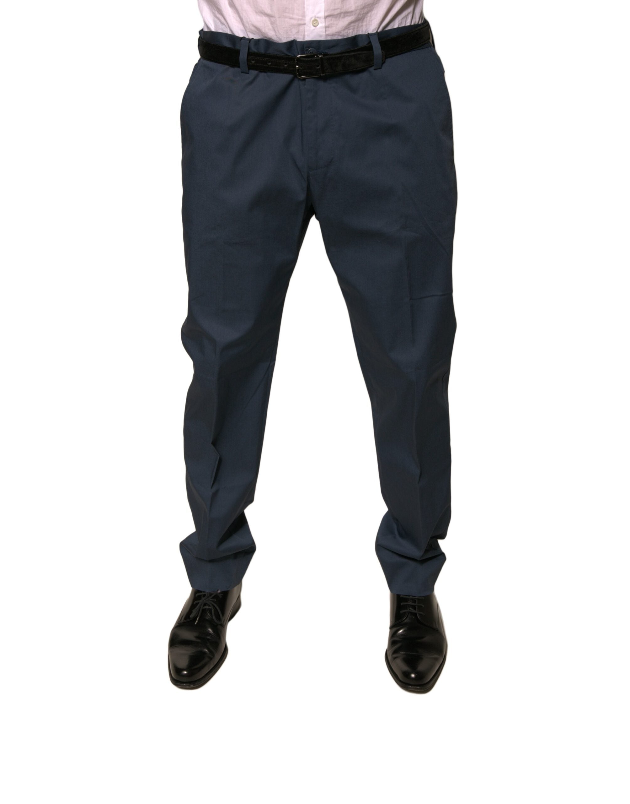 Dolce &amp; Gabbana Dunkelblaue Skinny-Hose aus Baumwollstretch für Herren