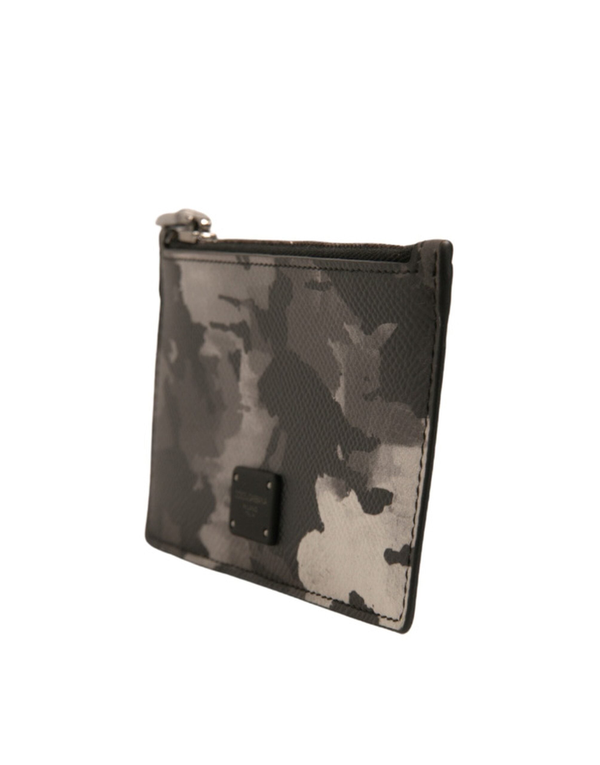 Dolce &amp; Gabbana – Geldbörse mit mehrfarbigem Camouflage-Logo