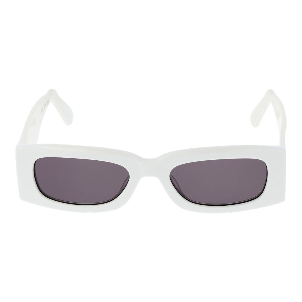 GCDS Weiße Unisex-Sonnenbrille